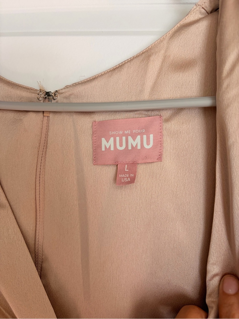 Show Me Your MuMu Blush Pink Slip Dress